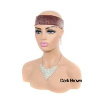 Faixa Ajustável De Veludo Para Perucas, Suporte Antiderrapante Macio Para Perucas Lace Frontal