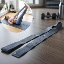 Faixa Alongamento Pilates Fisioterapia Profissional com Alças Ajustável Resistente para Reabilitação Fortalecimento Flexibilidade Mobilidade Faixa Alongamento Pilates Fisioterapia Profissional com Alças Ajustável Resistente para Reabilitação Fortalecimento Flexibilidade Mobilidade