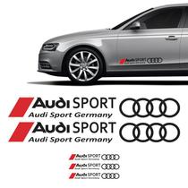 Faixa Audi Sport Germany Adesivo Lateral/traseiro Decorativo