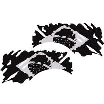 Faixa Bandeira Brasil Compatível Ranger, S10 Adesivo Preto Faixa Bandeira Brasil Compatível Ranger, S10 Adesivo Preto