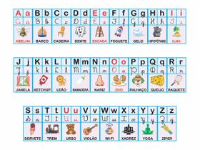 Faixa Banner Alfabeto Ilustrado 35X500Cm Abecedario Infantil Faixa Banner Alfabeto Ilustrado 35X500Cm Abecedario Infantil