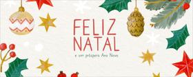 Faixa Banner em Lona Decoração Feliz Natal e Um Próspero Ano Novo - 200x080cm Faixa Banner em Lona Decoração Feliz Natal e Um Próspero Ano Novo - 200x080cm