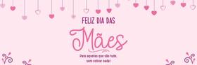 Faixa Banner em Lona Feliz Dia das Mães Corações Diversos - 200x080cm Faixa Banner em Lona Feliz Dia das Mães Corações Diversos - 200x080cm