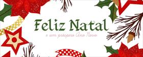 Faixa Banner em Lona Feliz Natal e Um Próspero Ano Novo - 200x080cm Faixa Banner em Lona Feliz Natal e Um Próspero Ano Novo - 200x080cm