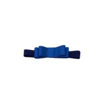 Faixa bebê de meia com laço de gorgurão - Azul marinho Faixa bebê de meia com laço de gorgurão - Azul marinho