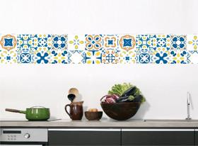 Faixa bonder decorativa cozinha jogo 04 peças med.10x100) Faixa bonder decorativa cozinha jogo 04 peças med.10x100)