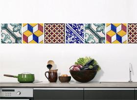 Faixa bonder decorativa cozinha jogo 04 peças med.10x100) Faixa bonder decorativa cozinha jogo 04 peças med.10x100)