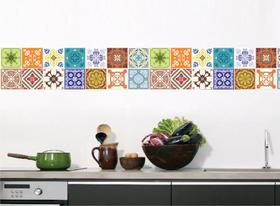 Faixa bonder decorativa cozinha jogo 04 peças med.10x100) Faixa bonder decorativa cozinha jogo 04 peças med.10x100)