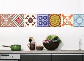Faixa bonder decorativa cozinha jogo 04 peças med.10x100) Faixa bonder decorativa cozinha jogo 04 peças med.10x100)