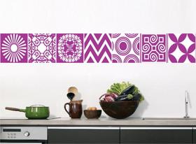 Faixa bonder decorativa cozinha jogo 04 peças med.10x100) Faixa bonder decorativa cozinha jogo 04 peças med.10x100)