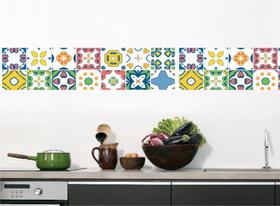 Faixa bonder decorativa cozinha jogo 04 peças med.10x100) Faixa bonder decorativa cozinha jogo 04 peças med.10x100)