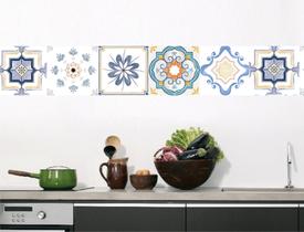 Faixa bonder decorativa cozinha jogo 04 peças med.10x100) Faixa bonder decorativa cozinha jogo 04 peças med.10x100)