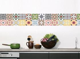 Faixa bonder decorativa cozinha jogo 04 peças med.10x100) Faixa bonder decorativa cozinha jogo 04 peças med.10x100)