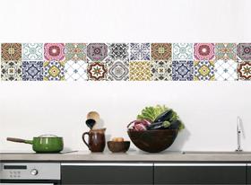 Faixa bonder decorativa cozinha jogo 04 peças med.10x100) Faixa bonder decorativa cozinha jogo 04 peças med.10x100)