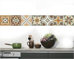 Faixa bonder decorativa cozinha jogo 04 peças med.10x100) Faixa bonder decorativa cozinha jogo 04 peças med.10x100)