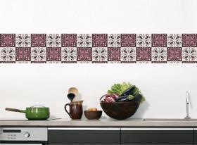 Faixa bonder decorativa cozinha jogo 04 peças med.10x100) Faixa bonder decorativa cozinha jogo 04 peças med.10x100)