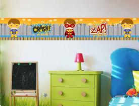 Faixa bonder decorativa quarto infantil jogo 04 peças med.10x100)