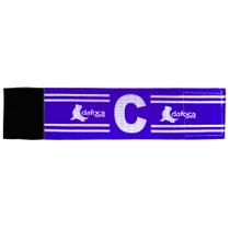 Faixa Braçadeira de Capitão Infantil Ajustável Azul e Branco Dafoca Sports Faixa Braçadeira de Capitão Infantil Ajustável Azul e Branco Dafoca Sports