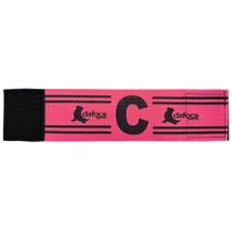 Faixa Braçadeira de Capitão Infantil Ajustável Rosa e Preto Dafoca Sports Faixa Braçadeira de Capitão Infantil Ajustável Rosa e Preto Dafoca Sports