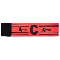 Faixa Braçadeira de Capitão Infantil Ajustável Vermelho e Preto Dafoca Sports Faixa Braçadeira de Capitão Infantil Ajustável Vermelho e Preto Dafoca Sports