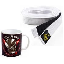 Faixa Branca Jiu jitsu Xgear + Caneca Porcelana