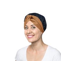 Faixa Cabelo Turbante Mostarda Touca Redinha Preta Cozinha