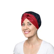 Faixa Cabelo Turbante Vermelho Touca Redinha Preta Cozinha