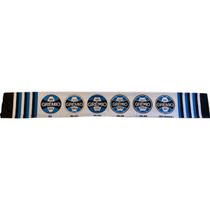 Faixa Cachecol Grêmio Escudos Oficial Dupla Face Tricolor