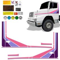 Faixa Caminhão Mercedes Benz 709 912 1618 Adesivo Roxo/Rosa Faixa Caminhão Mercedes Benz 709 912 1618 Adesivo Roxo/Rosa