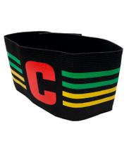 Faixa Capitão Futebol Estilo Boleiro Premium Linha Jamaica Faixa Capitão Futebol Estilo Boleiro Premium Linha Jamaica