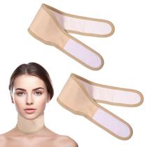 Faixa Cervical Tweruna 53x10 cm Caqui 2 Unidades Reutilizáveis