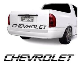 Faixa Chevrolet Corsa Picape Pick-up Tampa Traseira Preto Faixa Chevrolet Corsa Picape Pick-up Tampa Traseira Preto