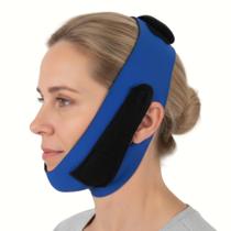 Faixa Cinta Afina Rosto em V Reduz Papada Facial Modeladora Anti-Ronco
