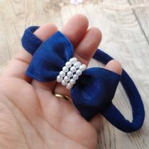 Faixa com Pérolas para Bebê Enxoval RN