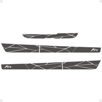 Faixa Compatível Com Ka Hatch 2015/ Lateral/traseiro Grafite