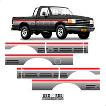 Faixa Compatível F-1000 1993 Ss Cinza Lateral Cabine Simples