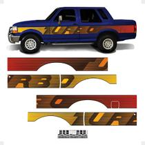 Faixa Compatível F1000 93 Turbo Adesivo Cabine Extra Amarelo