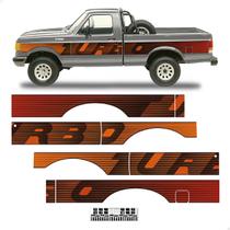 Faixa Compatível F1000 93 Turbo Adesivo Laranja Cab. Simples Faixa Compatível F1000 93 Turbo Adesivo Laranja Cab. Simples