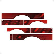 Faixa Compatível F1000 93 Turbo Adesivo Vermelho Cab Simples Faixa Compatível F1000 93 Turbo Adesivo Vermelho Cab Simples