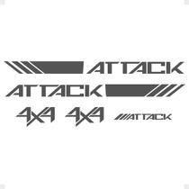 Faixa Compatível Frontier Attack 2017/ 4x4 Adesivo Grafite