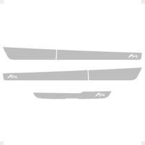 Faixa Compatível Ka Hatch 2015/2021 Lateral + Traseiro Cinza Faixa Compatível Ka Hatch 2015/2021 Lateral + Traseiro Cinza