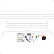 Faixa Compatível Maverick 1973/76 Fase 1 Branco + Etiqueta Faixa Compatível Maverick 1973/76 Fase 1 Branco + Etiqueta