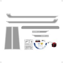 Faixa Compatível Maverick 302 V8 73/79 Adesivo Cinza Faixa Compatível Maverick 302 V8 73/79 Adesivo Cinza