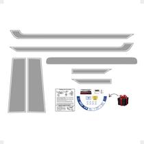 Faixa Compatível Maverick V8 1973/79 Adesivo Cinza Completo Faixa Compatível Maverick V8 1973/79 Adesivo Cinza Completo