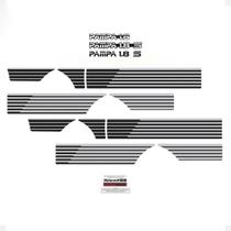 Faixa Compatível Pampa 1990 1.8 S Lateral e Traseiro Preto Faixa Compatível Pampa 1990 1.8 S Lateral e Traseiro Preto