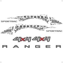 Faixa Compatível Ranger Sportrac Lateral/traseiro Grafite