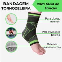 Faixa Compressora Ajustável para Lesões Ortopédicas no Tornozelo