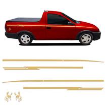 Faixa Corsa Rodeio 2001 Adesivo Dourado Modelo Original