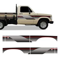 Faixa D20 D40 Deluxe 1993 1994 Vermelho Caçamba Carroceria