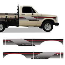 Faixa D20 Deluxe 1995 1996 Adesivo Vermelho Carroceria